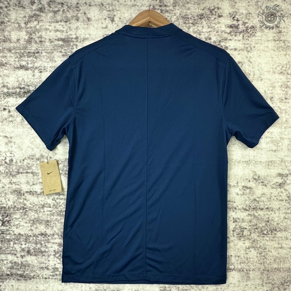 NWT Nike Dri-Fit Blade Golf Polo Men's Small Navy Blue‎ DH0838-451 MSRP $58 - Picture 9 of 10